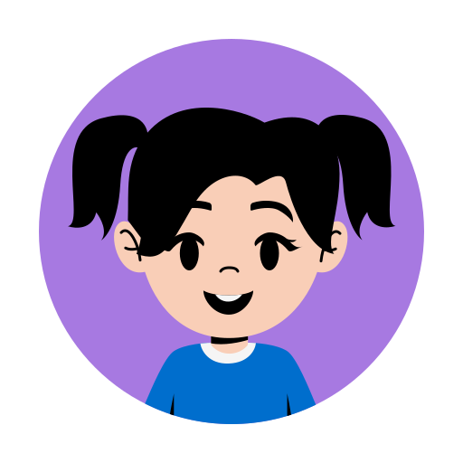 Girl Avatar with two pigtails